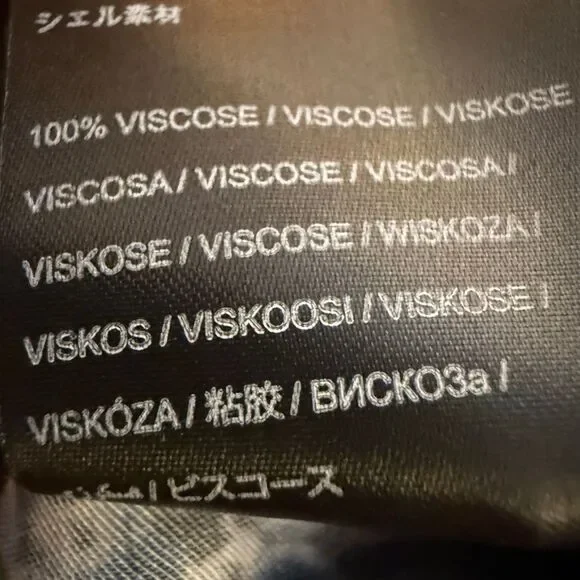 NWT Farm Rio Lily’s Garden Bell Bottom Flare Viscose Floral Pants Size M - Picture 6 of 7